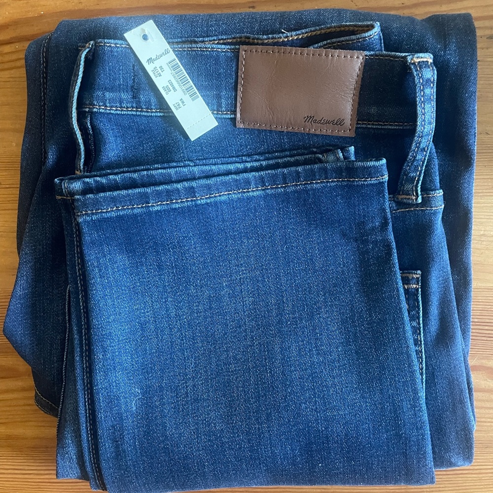 NWT Madewell Stovepipe Jeans Tencel Edition 30T